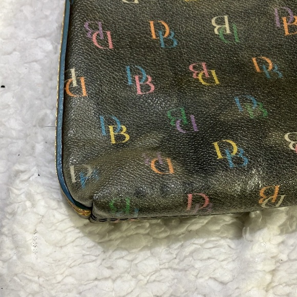 Black Colorful Dooney & Bourne Mini Bitsy Purse - Picture 7 of 8